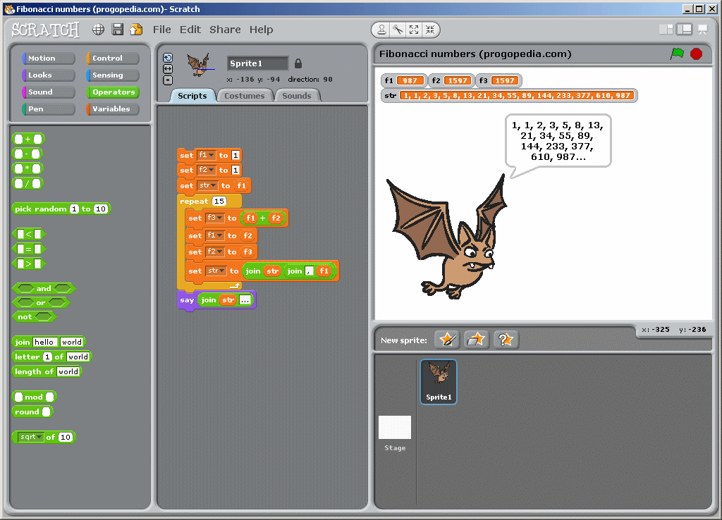 Scratch development environment